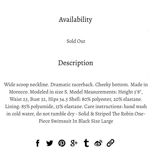 SOLID & STRIPED The Robin One Piece Swimsuit - Picture 14 of 15